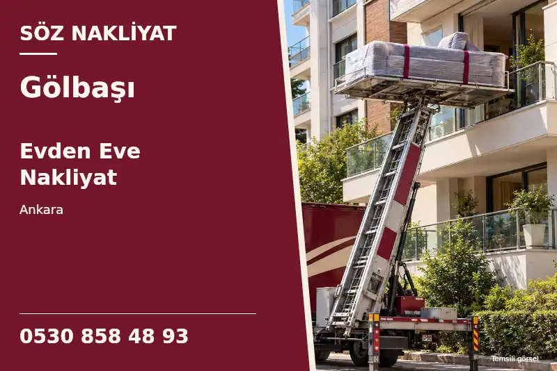 Gölbaşı Evden Eve Nakliyat — Ankara — Söz Nakliyat — 0530 858 48 93; temsili görsel