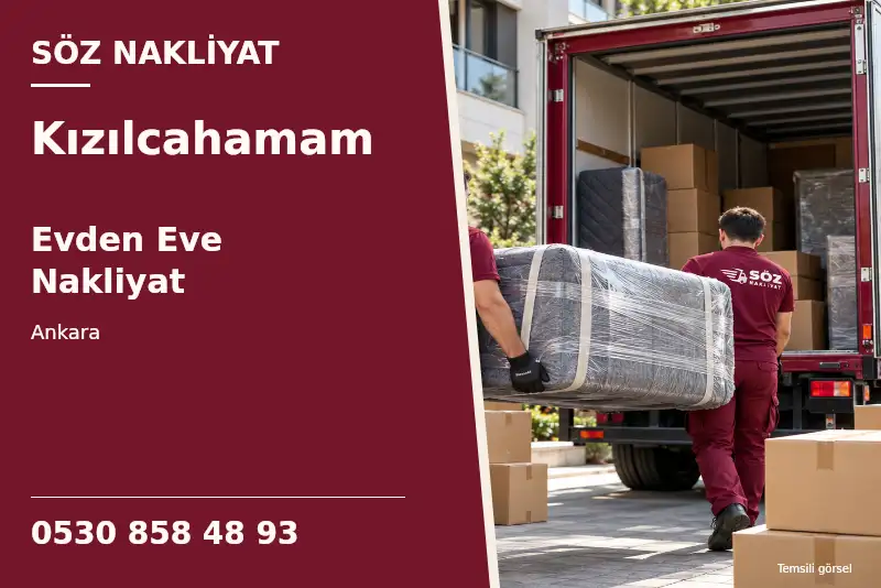 Kızılcahamam Evden Eve Nakliyat — Ankara — Söz Nakliyat — 0530 858 48 93; temsili görsel