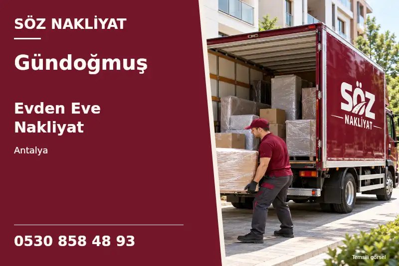 Gündoğmuş Evden Eve Nakliyat — Antalya — Söz Nakliyat — 0530 858 48 93; temsili görsel