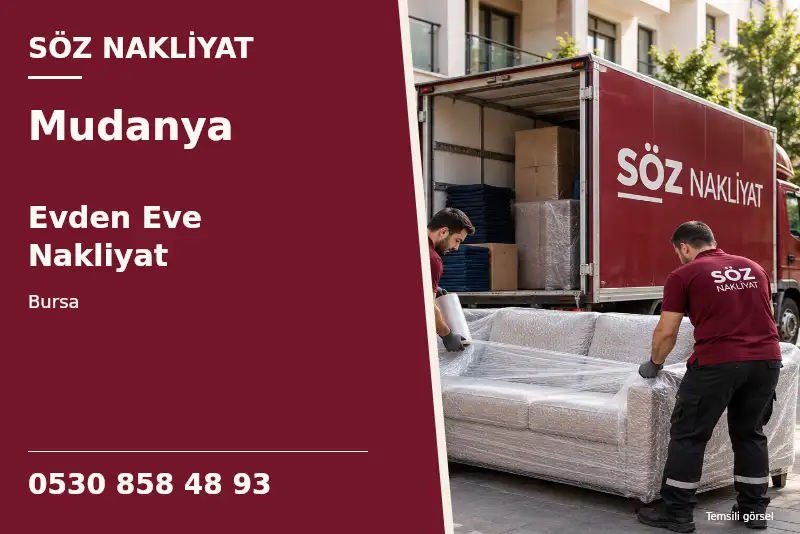 Mudanya Evden Eve Nakliyat — Bursa — Söz Nakliyat — 0530 858 48 93; temsili görsel
