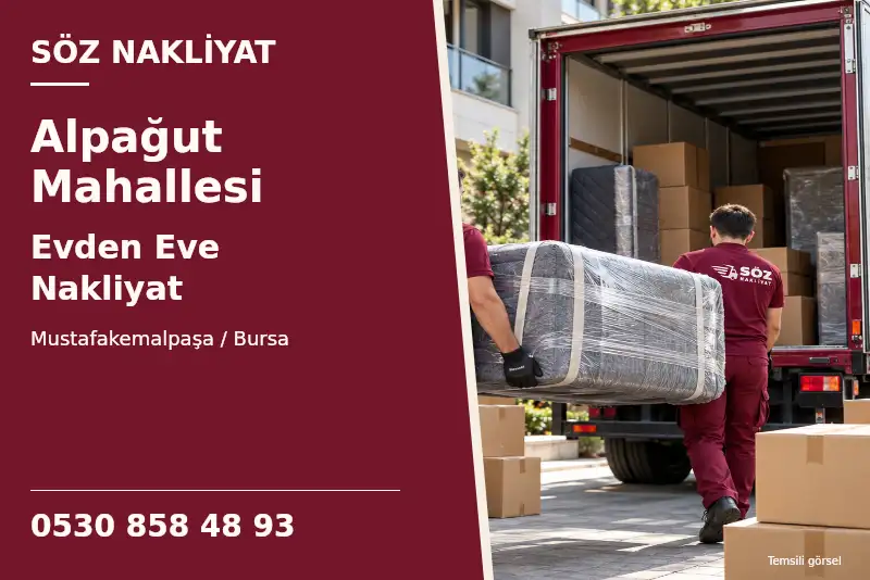 Alpağut Mahallesi Evden Eve Nakliyat — Mustafakemalpaşa / Bursa — Söz Nakliyat — 0530 858 48 93; temsili görsel