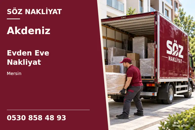 Akdeniz Evden Eve Nakliyat — Mersin — Söz Nakliyat — 0530 858 48 93; temsili görsel