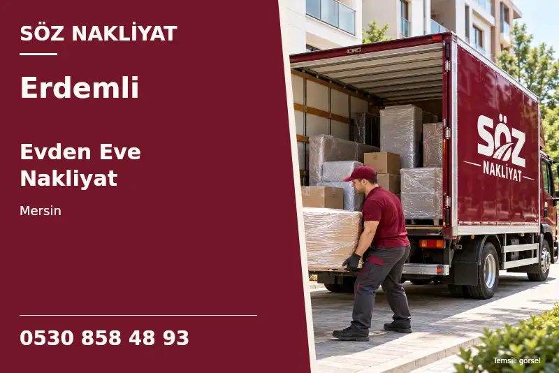 Erdemli Evden Eve Nakliyat — Mersin — Söz Nakliyat — 0530 858 48 93; temsili görsel