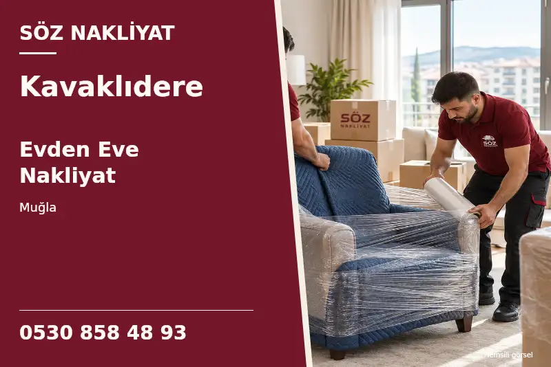 Kavaklıdere Evden Eve Nakliyat — Muğla — Söz Nakliyat — 0530 858 48 93; temsili görsel