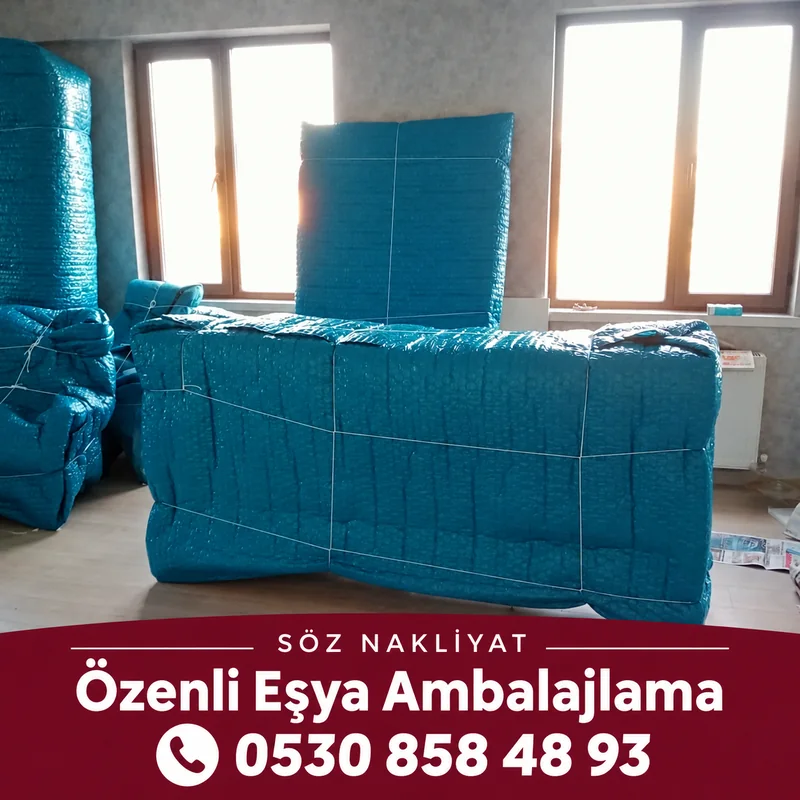 Özenli Eşya Ambalajlama — Söz Nakliyat tarafından paylaşılan çalışma fotoğrafı; 0530 858 48 93