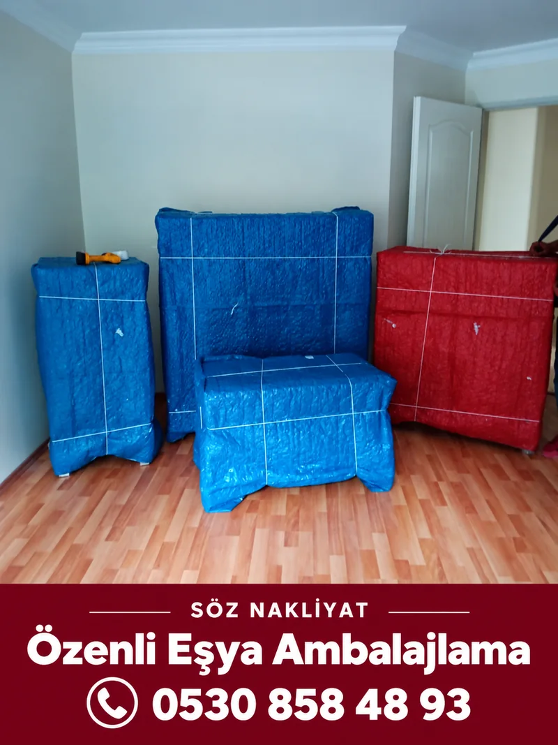 Özenli Eşya Ambalajlama — Söz Nakliyat tarafından paylaşılan çalışma fotoğrafı; 0530 858 48 93